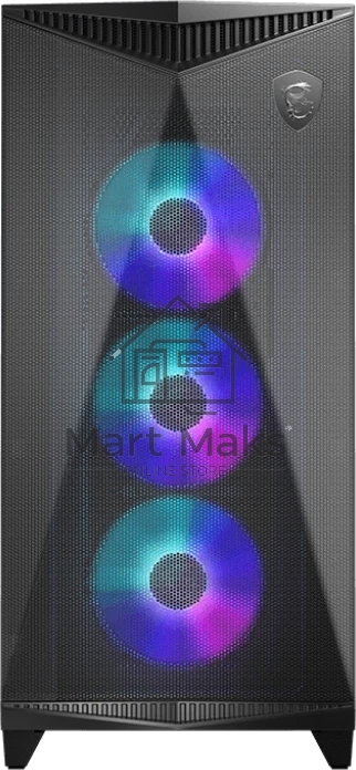 Компьютерный корпус MSI MPG GUNGNIR 300R AIRFLOW Midi Tower, EATX, 2xUSB 3.2 Gen 1, 1xUSB 3.2 Gen2 Type-C,4x120мм PWM ARGb Fan, ARGb+PWM Control Board, Tempered Glass Window
