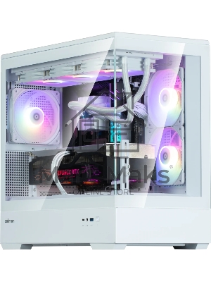 Компьютерный корпус ZALMAN P30 V2, MATX, белый, WINDOW, 2x3.5