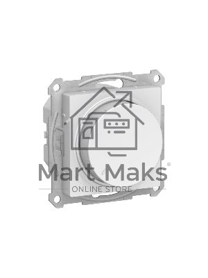 Светорегулятор AtlasDesign (диммер) повор-нажим. LED RC 400Вт мех. лотос SE ATN001323