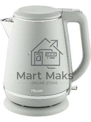 Чайник электрический Haier HK-502 1.5л. 3000Вт серый корпус: нерж.сталь/пластик (TD0029960RU)
