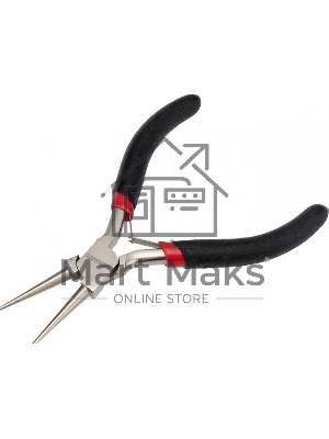 Круглогубцы Rexant 12-4606 Мини 120 мм никелированные, авторазжим, обливные рукоятки