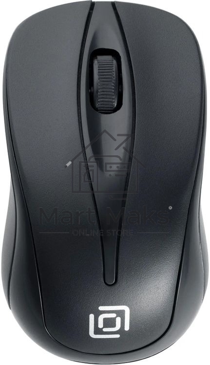 Мышь беспроводная Oklick 675MW черный, 800 dpi, радиоканал, USB, кнопки - 3