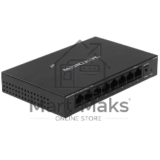 Коммутатор Mercusys MS108GS, 8×1 Гбит/с, неуправляемый