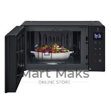 Микроволновая печь LG MS2032GAS черный 20 л, 700 Вт, переключатели - сенсор
