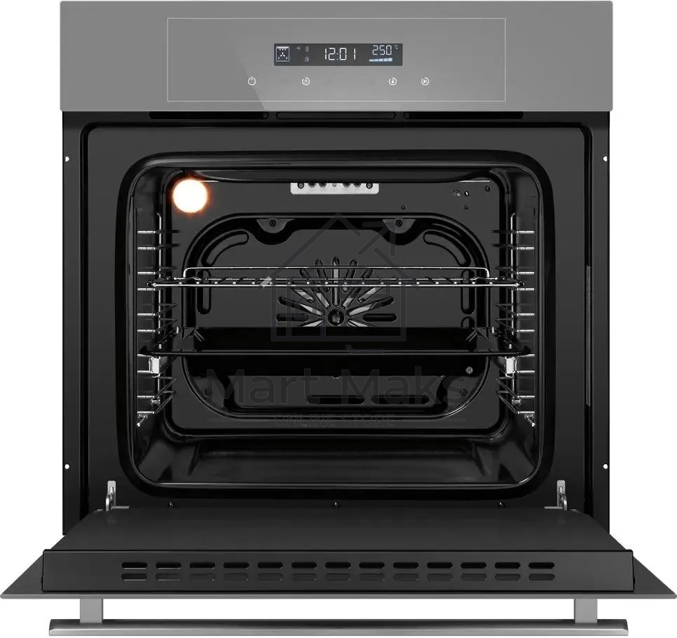 Встраиваемый духовой шкаф электрический Maunfeld AEOD6063G2 серый