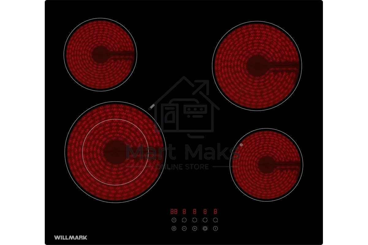 Электрическая варочная поверхность Willmark WCH-4602R независимая, черный