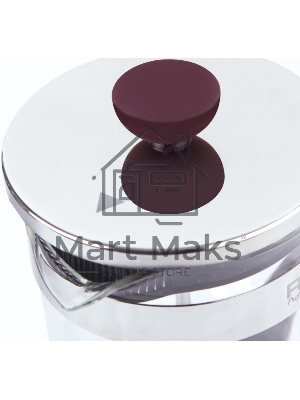 Френч-пресс Rondell Bojole RDS-1903 1л бордовый