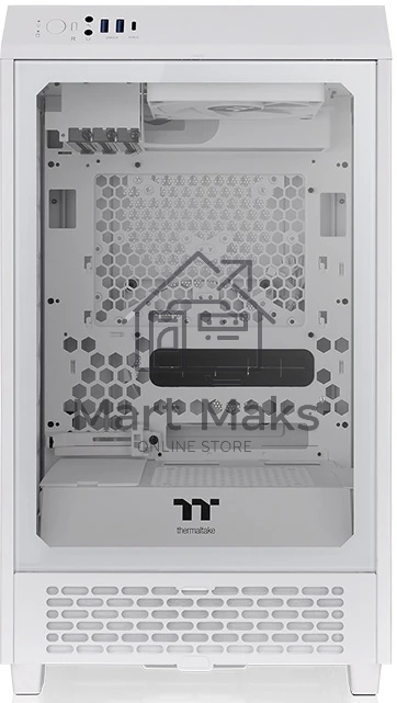 Компьютерный корпус Thermaltake The Tower 200 белый без БП miniITX 11x120mm 5x140mm 2xUSB3.0 1xUSB3.1 audio bott PSU
