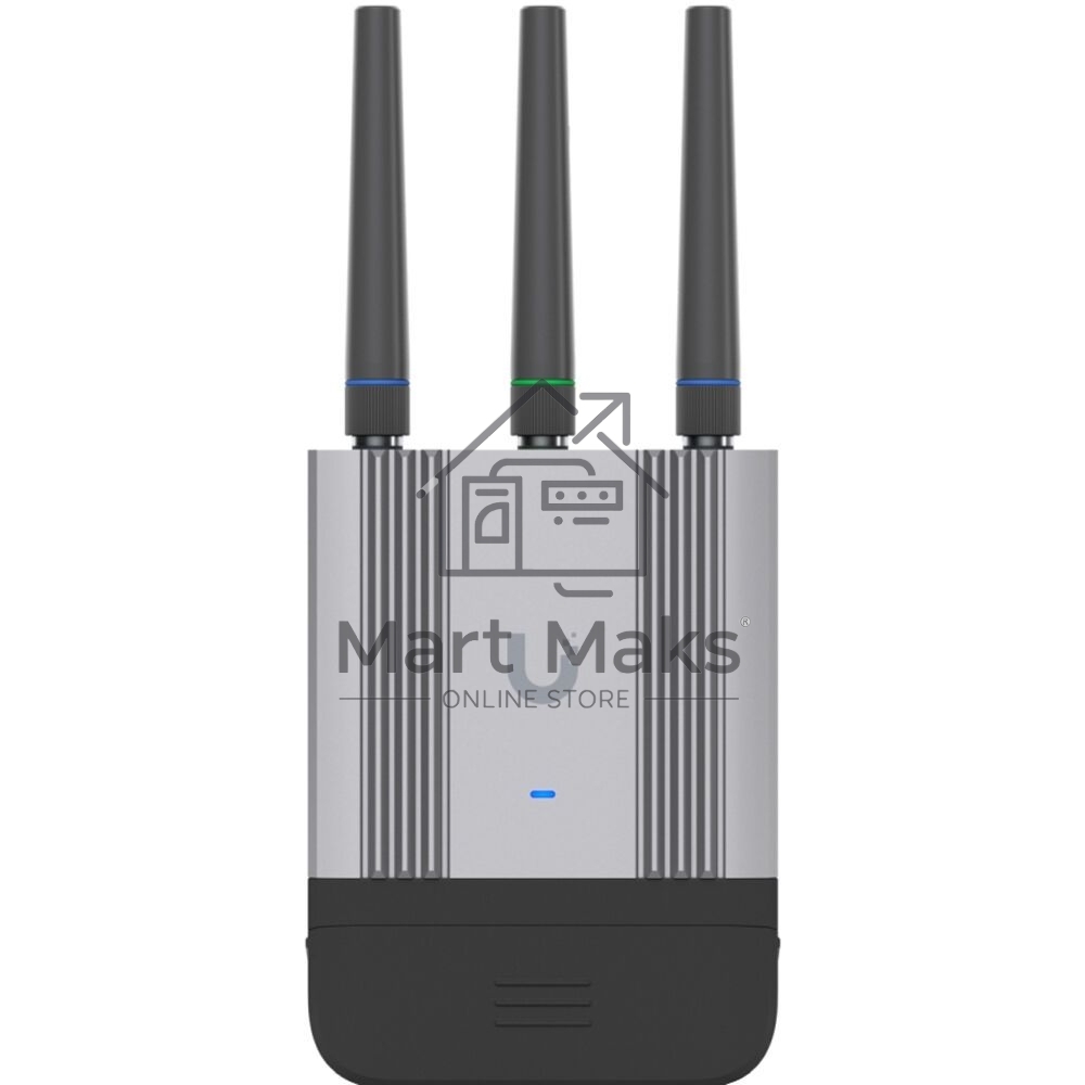 Wi-Fi маршрутизатор с LTE-модемом Ubiquiti UniFi Mobile Router Industrial категории 4, 2,4 ГГц (b/g/n), MIMO 2x2, 2x 1G RJ45, USB Type-C, nano-SIM