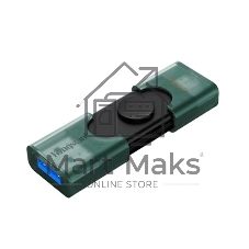 Флешка USB Kingston DataTraveler Duo (DTDEG2/256Gb), 256Gb, USB3.2/Type-C, R/W 150/60, зеленая