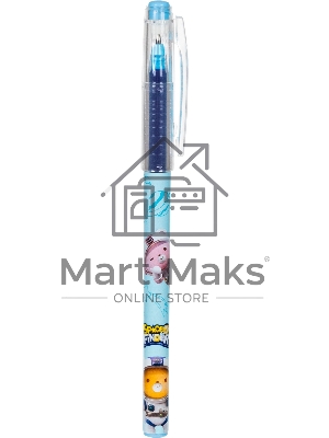 Ручка гелевая Deli Mong Kicks EG31-BL синий, синие чернила, линия 0.5мм