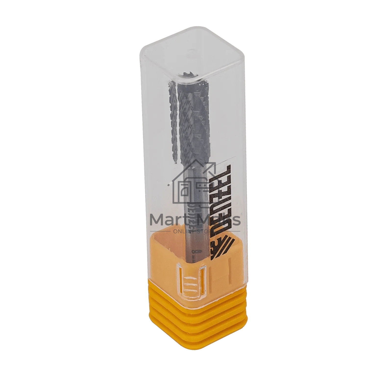 Борфреза по металлу Denzel твердосплавная, цилиндрическая, тип-А, 8 мм