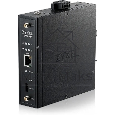 Точка доступа промышленная ZYXEL Wi-Fi 7 Industrial Access Point Zyxel NebulaFlex Pro IAP500BE, 802.11be (BE5100), MU-MIMO 2x2+2x2, external antennas (included), 1xLAN 2.5GE, PoE or dual power DC-input, DIN rail/wall mount