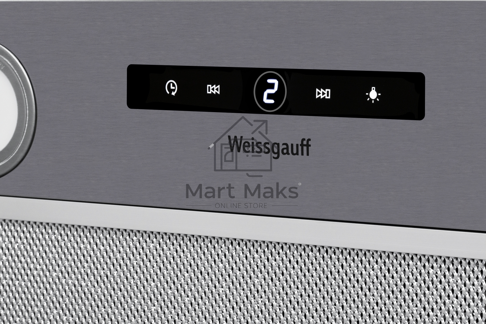 Вытяжка встраиваемая Weissgauff Box 1200 IX нержавеющая сталь, 52 см, 900 куб. м/ч, 53 дБ
