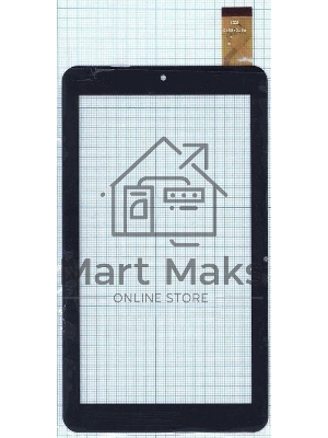 Сенсорное стекло (тачскрин) PB70A8872. черное