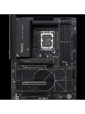 Материнская плата ASUS ProArt Z890-CREATOR WIFI, LGA 1851, Intel Z890, 4xDDR5, 4xSATA, 5xM.2, 2xPCIe 5.0 x16, 1xPCIe 4.0 x16, 1xHDMI, 1xDP, 1x 10Gb LAN, 1x 2.5Gb LAN, 2xUSB-C 10Gbps, 6xUSB-A 10Gbps, 1xUSB-A 2.0, 7.1, ATX