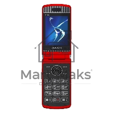 Мобильный телефон Maxvi E11ds красный/серебристый