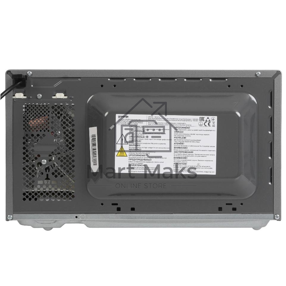 Микроволновая печь Gorenje MO20A3T4 серый/черный, 20 л, 700 Вт, переключатели - поворотный механизм