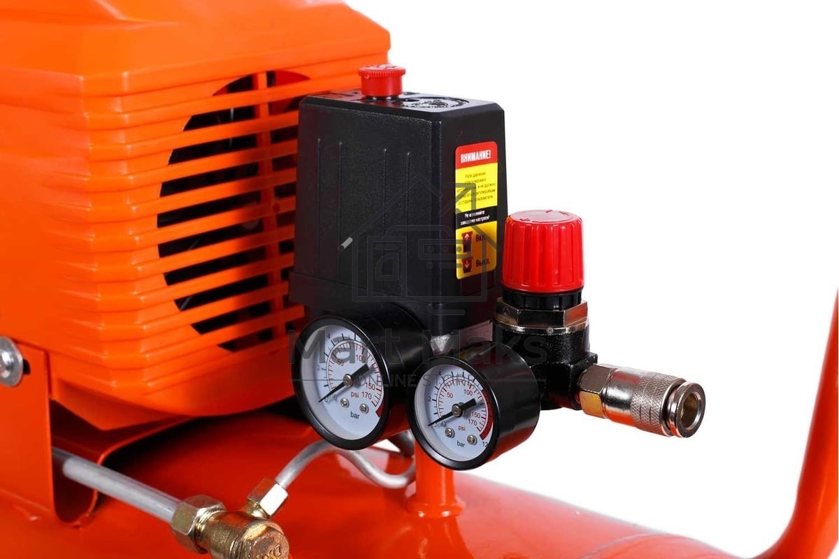 Компрессор КРАТОН AC-280-40-D Dпрямой 220В 2000Вт 280л/мин ресивер40л 32кг