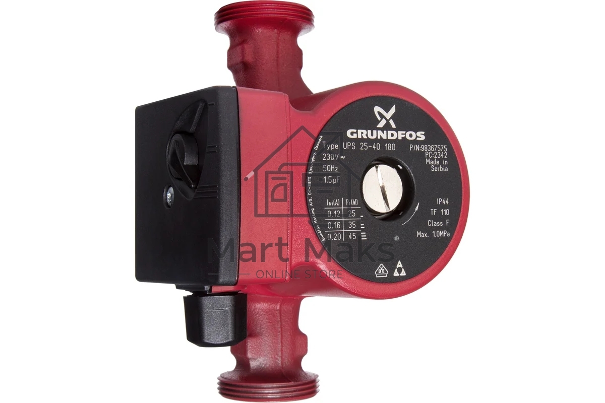 Насос циркуляционный GRUNDFOS UPS 25-40 EU