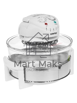 Аэрогриль Centek Ct-1456 белый, 1400 Вт, 12 л, механическое управление, 0 программ