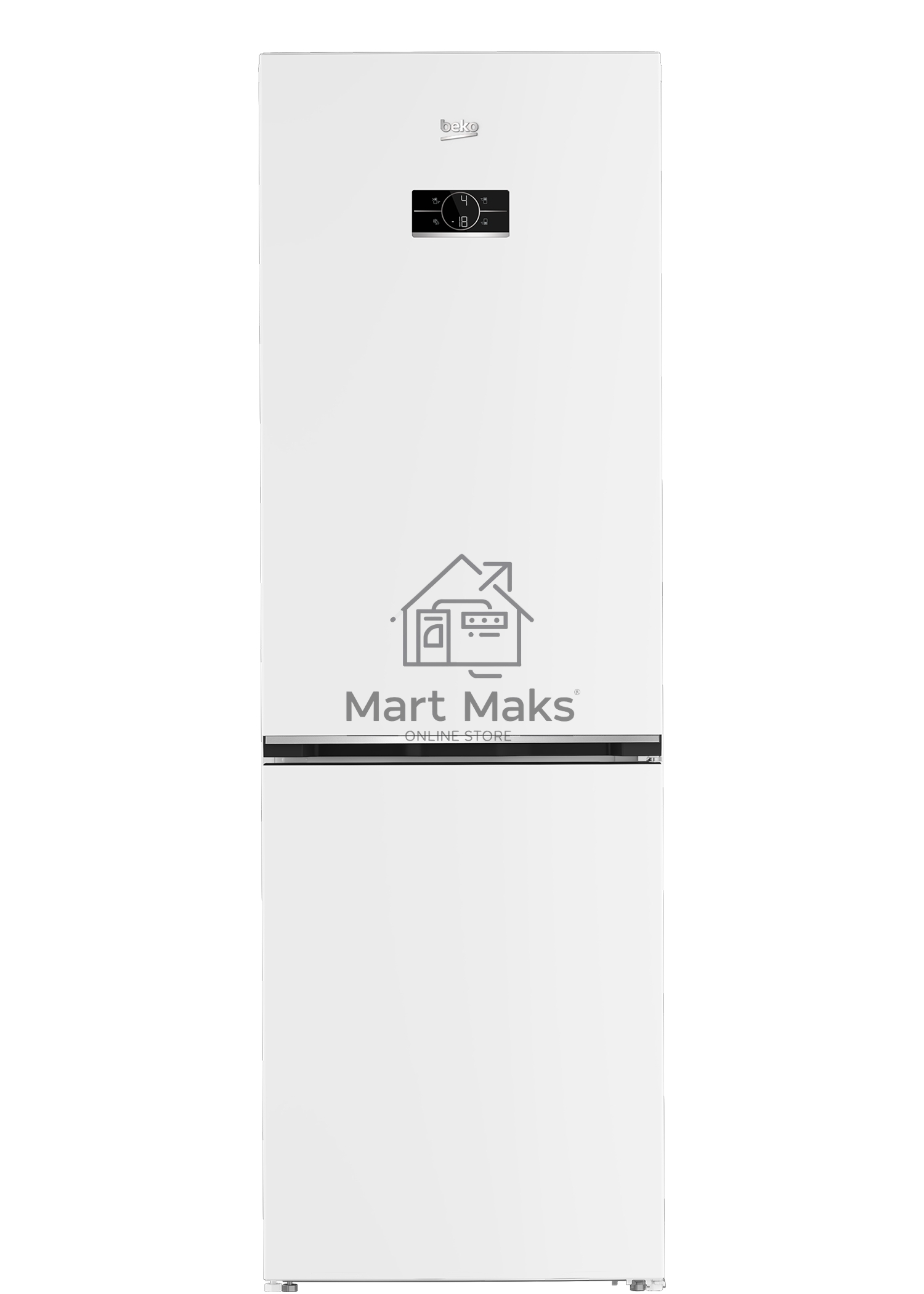 Холодильник Beko B5RCNK366HDW белый двухкамерный 368л морозилка снизу, No Frost