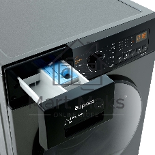 Стирально-сушильная машина Бирюса WMD-SM812/03 M металлик, загрузка фронтальная 8 кг, 1200 об/мин, класс: А+++