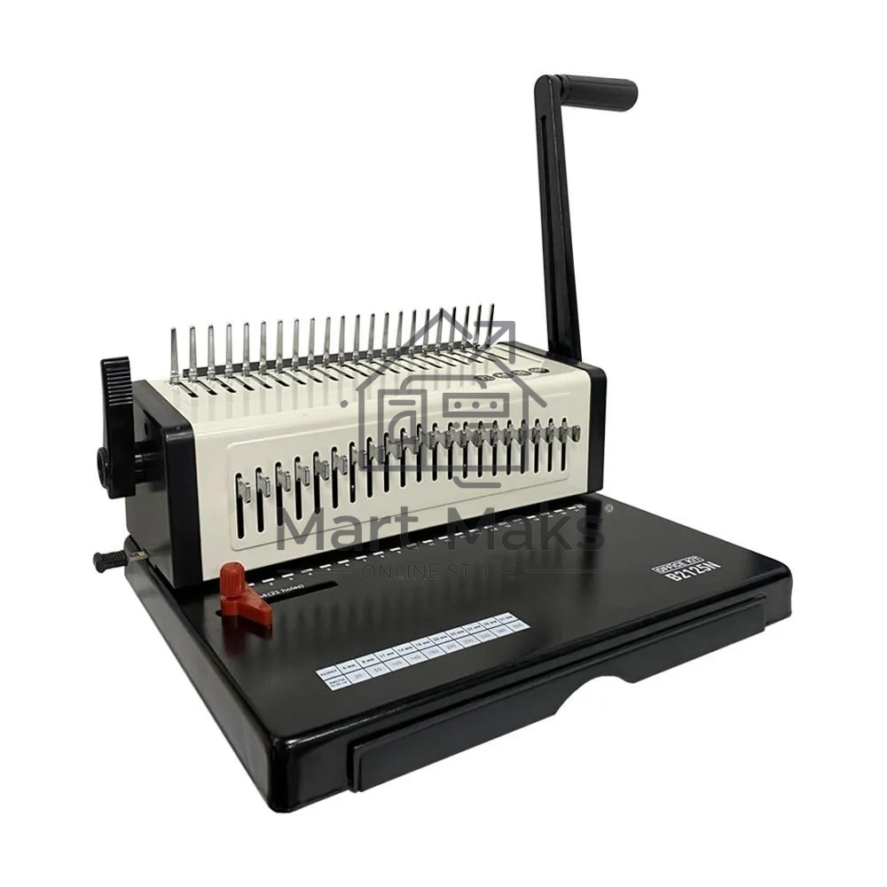 Переплетчик Office Kit B2125N A4/перф.23л.сшив/макс.500л./пластик.пруж. (4.5-51мм)