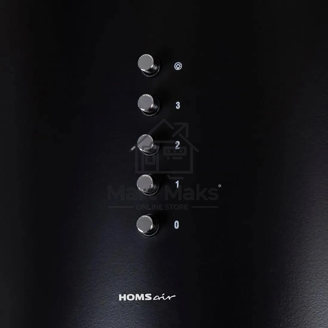 Вытяжка островная HOMSair FLY 1000PH черный, 38 см, 1000 куб. м/ч, 52 дБ