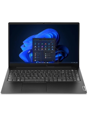 Ноутбук Lenovo V15 G4 AMN /15.6 FHD TN/Ryzen 5 7520U/8Gb/256Gb/No OS/черный