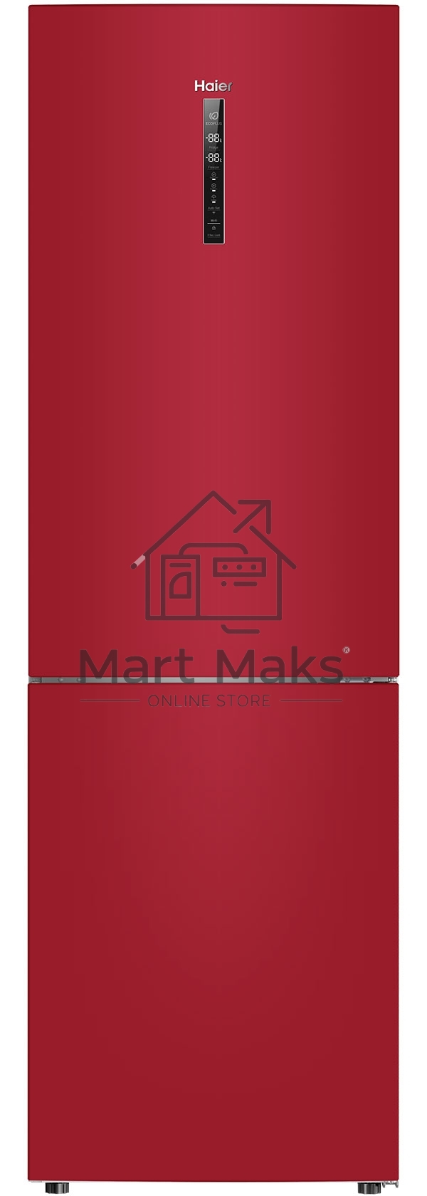 Холодильник Haier C2F636CRRGU1 красный двухкамерный 256/108 л морозилка снизу, No Frost