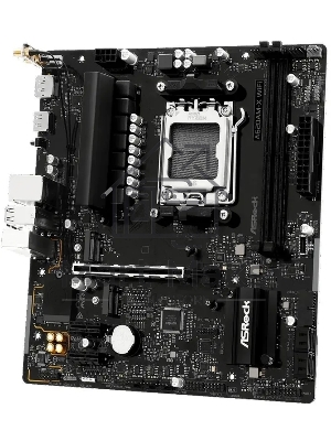 Материнская плата Asrock A620AM-X WiFi Socket AM5 AMD A620A 2xDDR5 mATX AC`97 8ch(7.1) 2.5Gg RAID+HDMI+DP
