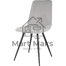 Стул для дома Бюрократ CH-K6_4 комплект 4 шт св. серый Holland 09 металл черный на ножках