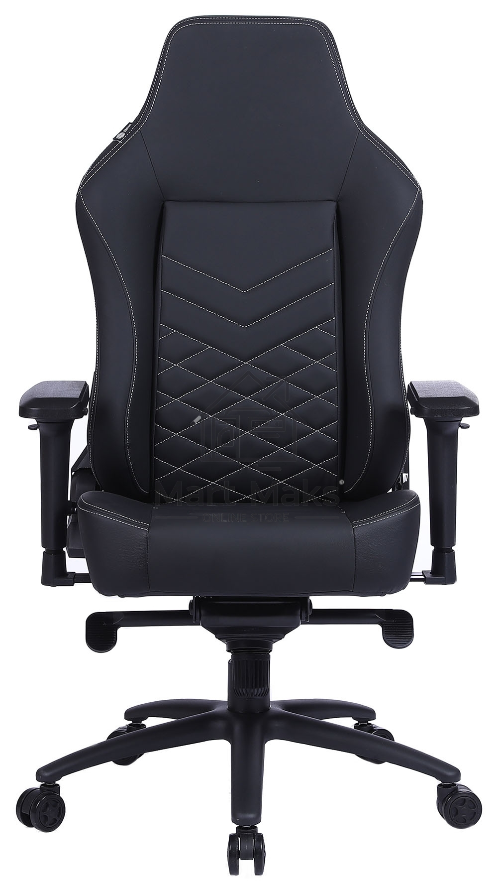 Кресло игровое Cactus CS-CHR-0112BL-M, массажное, с подголовником, черный