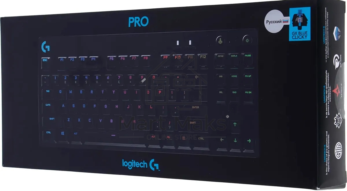 Клавиатура Logitech G Pro (920-009393) проводная, USB, черный