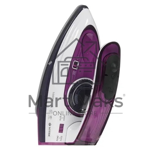 Утюг дорожный Vitek VT-8305 1000Вт белый/фиолетовый