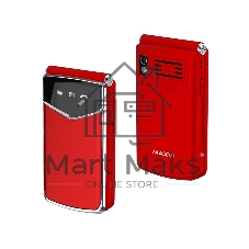 Мобильный телефон Maxvi E11ds красный/серебристый