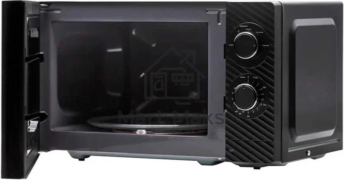 Микроволновая печь General Electronics 20L SOLO черная GE-MS120B 700W
