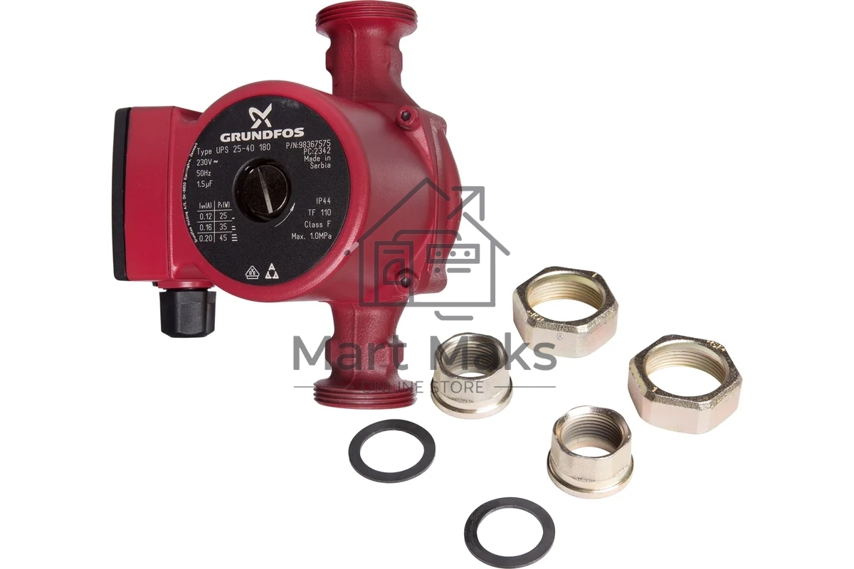 Насос циркуляционный GRUNDFOS UPS 25-40 EU
