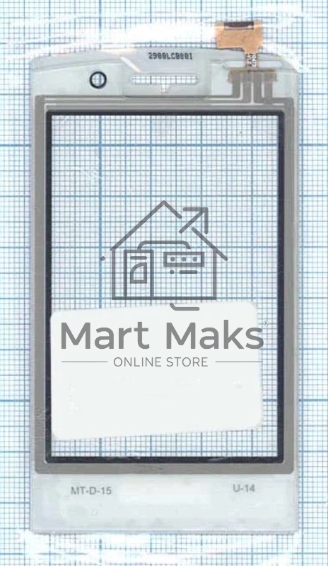 Сенсорное стекло (тачскрин) для Philips Xenium W727, черное