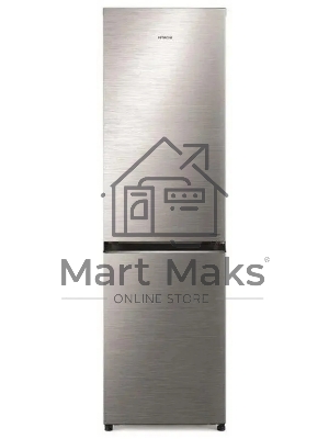 Холодильник Hitachi R-B410PUC6 BSL серебристый бриллиант двухкамерный 215/105л морозилка сверху, No Frost