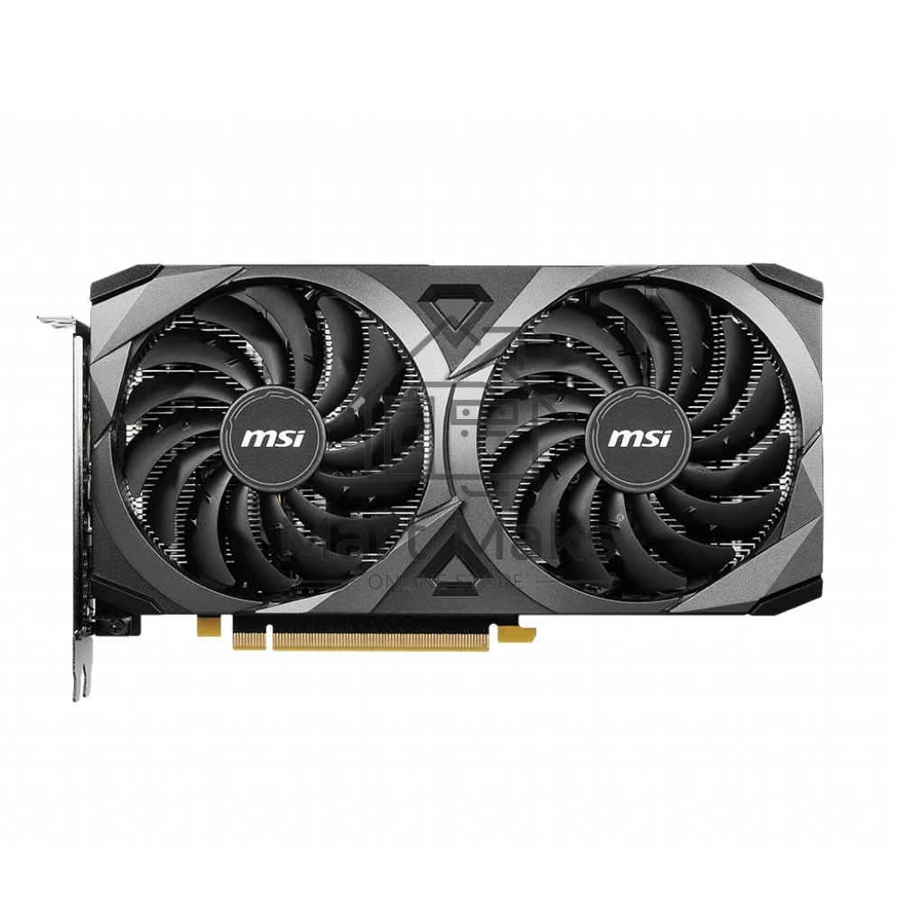 Видеокарта MSI RTX3060 VENTUS 2X 12G OC GDDR6 1680/15000 HDMIx1 DPx3 HDCP