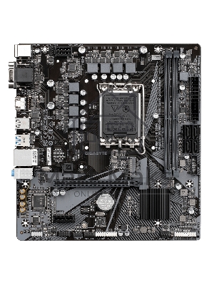 Материнская плата Gigabyte H610M H V2, LGA 1700, Intel H610, 2xDDR5, 4xSATA, 1xM.2, 1xPCIe 4.0 x16, 1xPCIe x1, 1xHDMI, 1xVGA, 1x 1Gb LAN, 2xUSB-A 3.2 Gen 1, 4xUSB-A 2.0, 3x 3.5 мм, 7.1, mATX