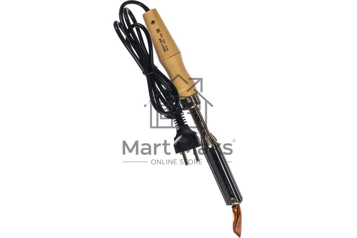 Паяльник STAYER 55311-150 master с деревянной рукояткой и долговечным жалом 150Вт клин