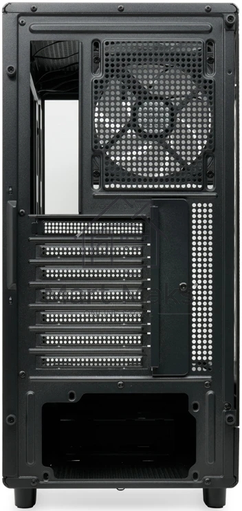 Компьютерный корпус HSPD F510, Panoramic Mid Tower, черный, TG, 0.5 SPCC, 3x120мм ARGb ATX, mATX, mITX 180/280/160мм 1x2.5