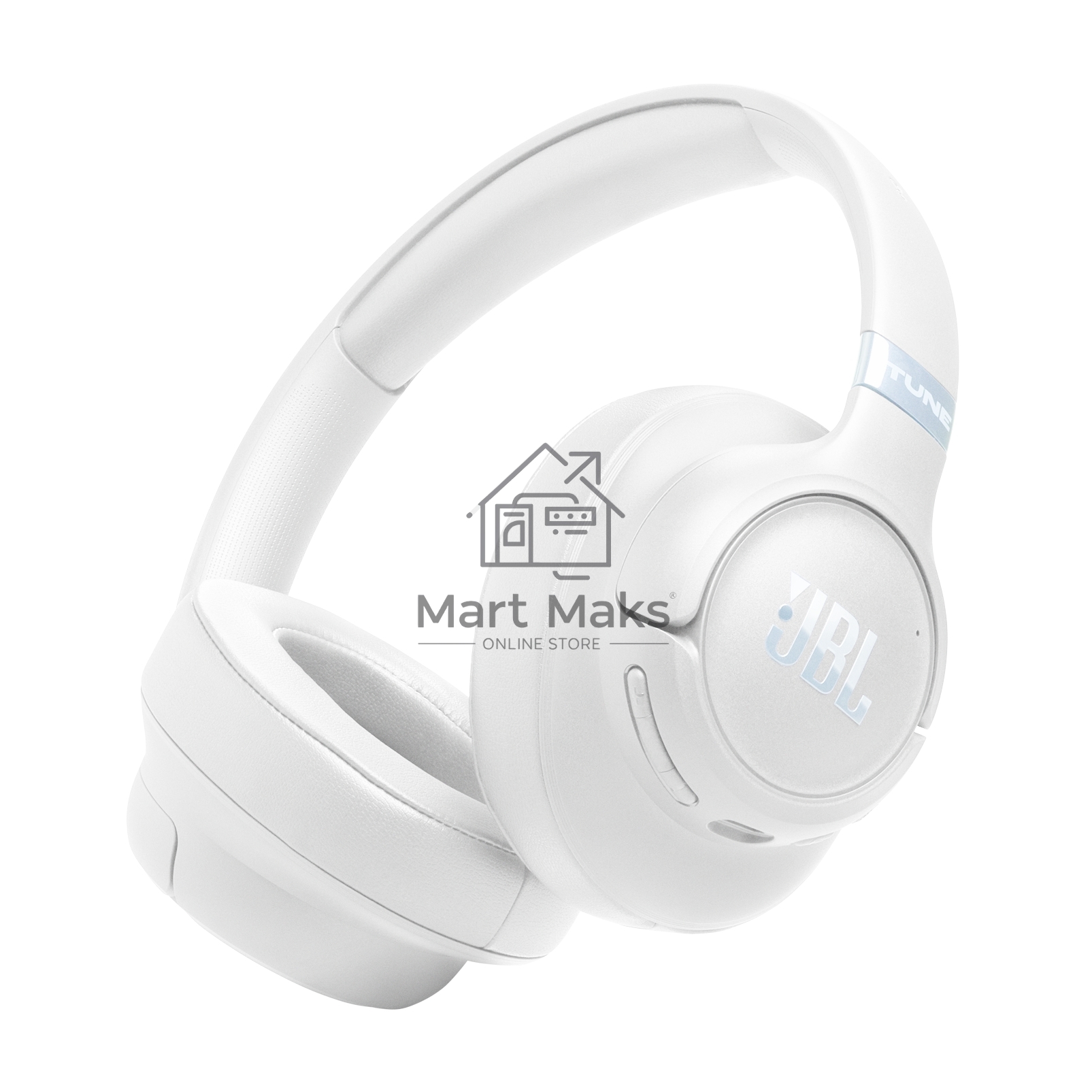 Беспроводные/проводные наушники JBL Tune 780NC белый, полноразмерные, Bluetooth + проводной, адаптивное шумоподавление