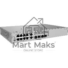 Коммутатор Huawei S220S-10PN4JX, 8×1 Гбит/с (6×PoE+) + 2×2,5 Гбит/с PoE+ + 2×10 Гбит/с SFP+ + 2×2,5 Гбит/с SFP, управляемый