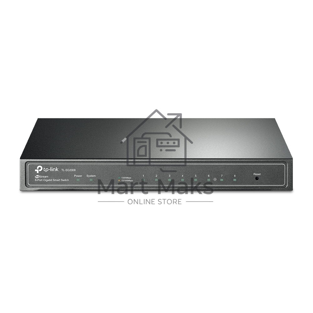 Коммутатор TP-Link TL-SG2008, 8×1 Гбит/с, управляемый