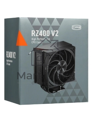 Устройство охлаждения (кулер) PcCooler RZ400 V2 Soc-AM5/AM4/1200/1700/1851 черный 4-pin 32dB Al+Cu 240W Ret (RZ400V2-BKNWNX-GL)