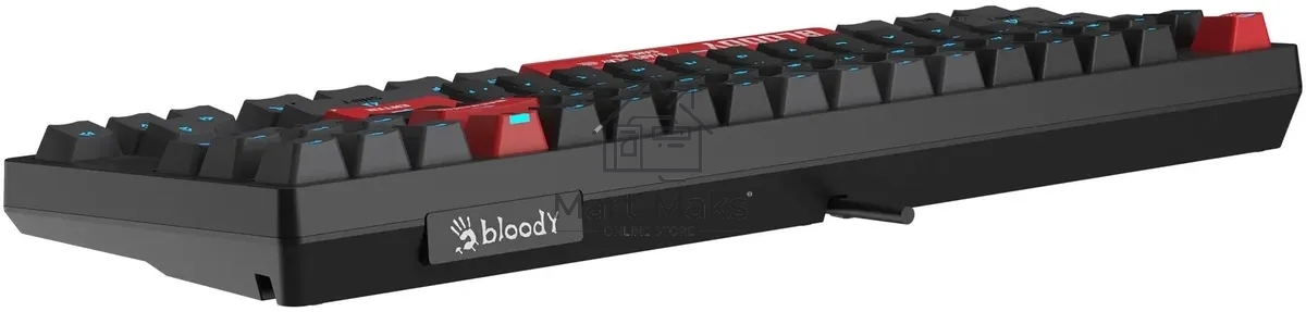 Клавиатура A4Tech Bloody AT87 проводная USB черный/красный